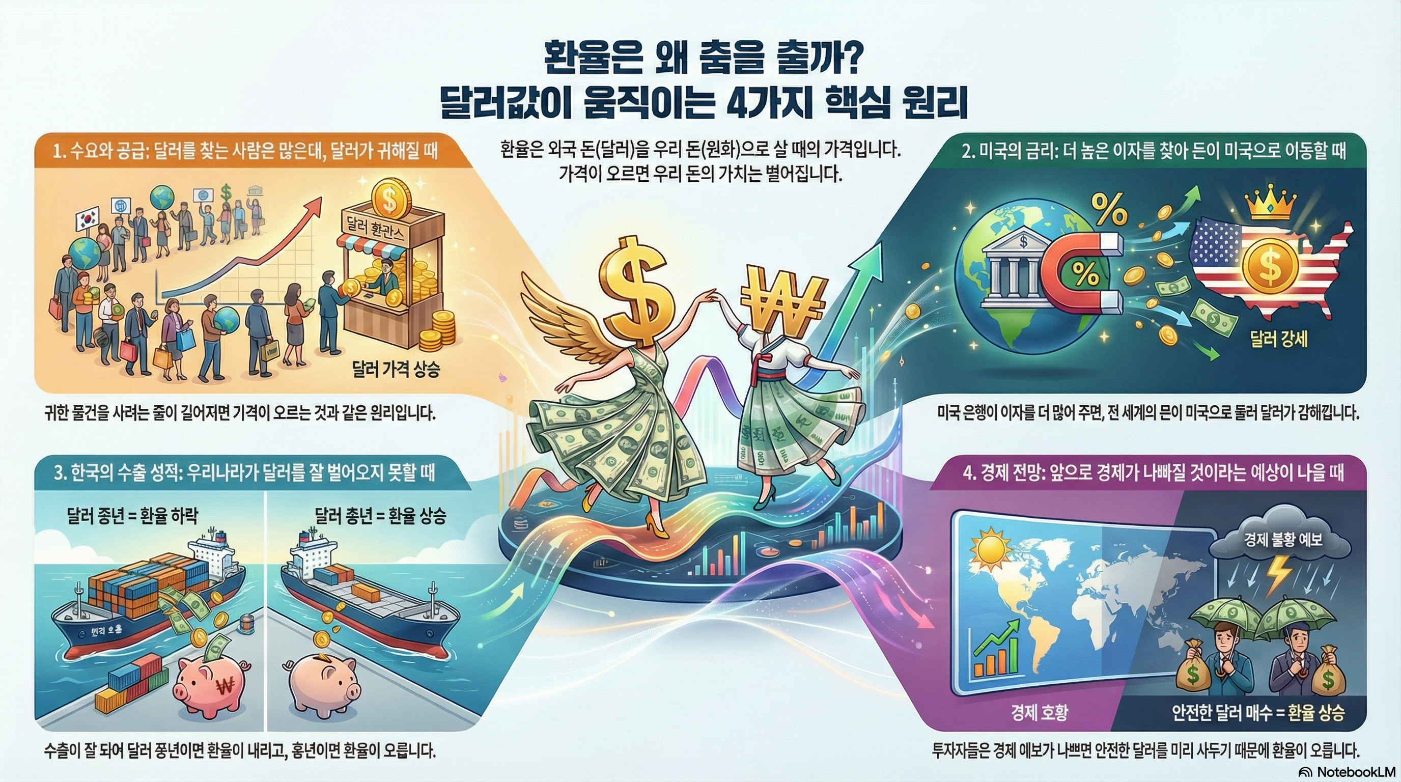 달러값이 움직이는 4가지 원리