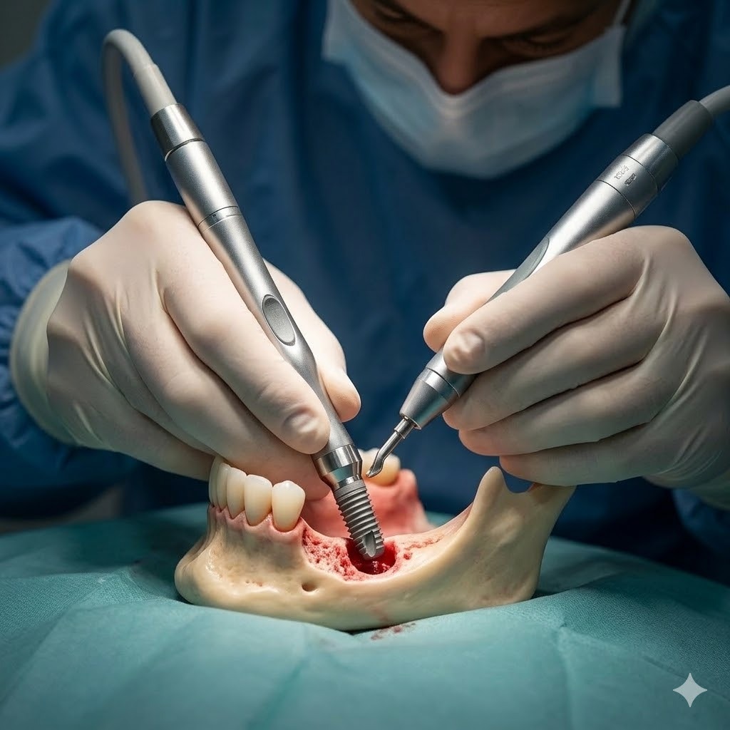 임플란트 1차 수술 (픽스처 식립)