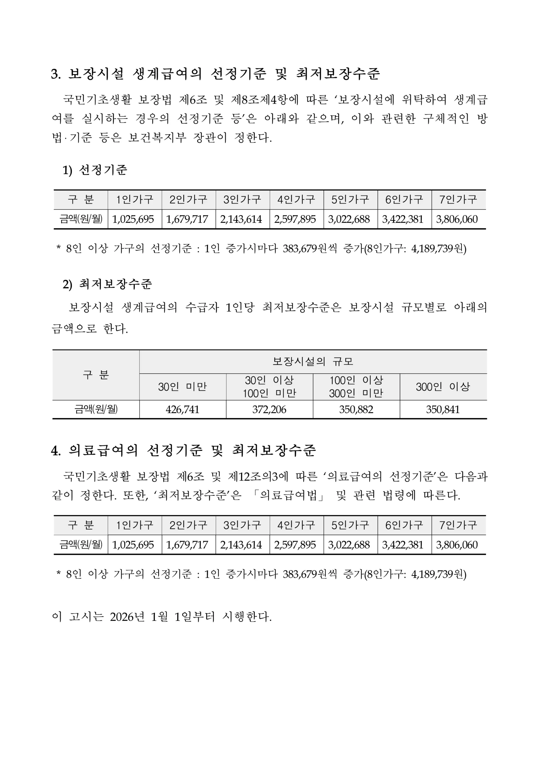 2026년기준중위소득및생계·의료급여선정기준과최저보장수준고시_2