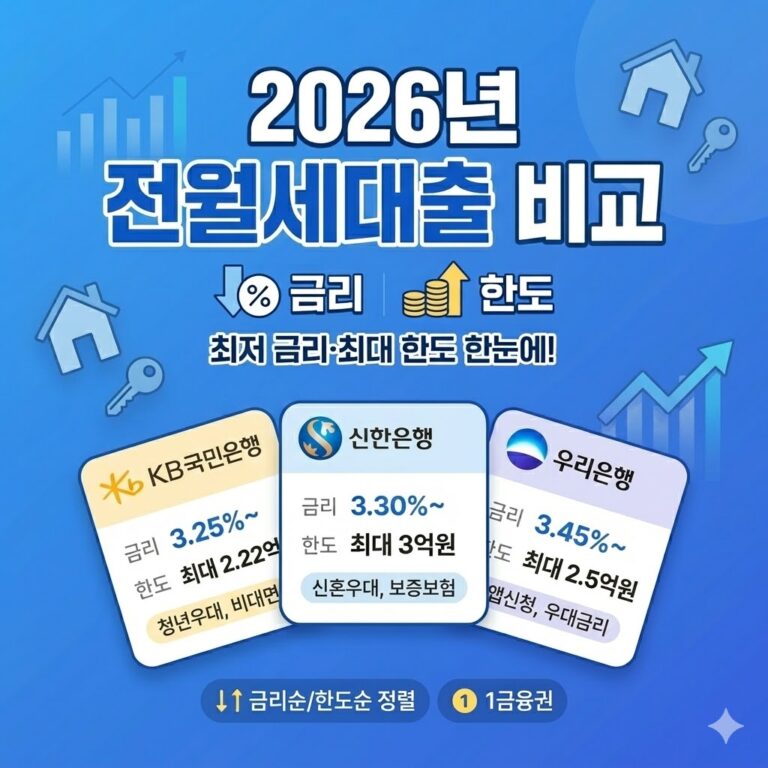 2026년 전월세대출정보