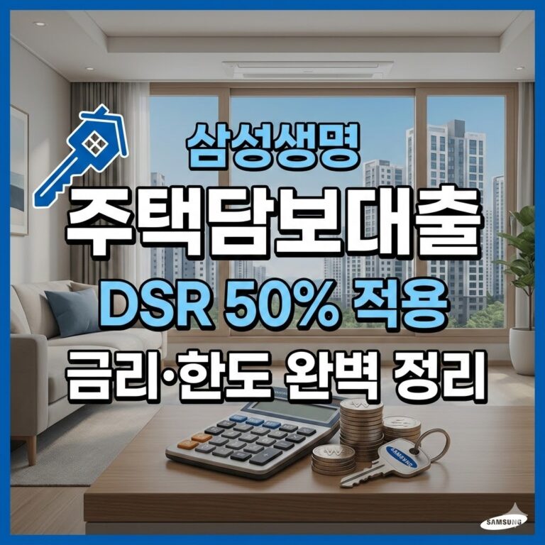 삼성생명 주택담보대출 금리 조건