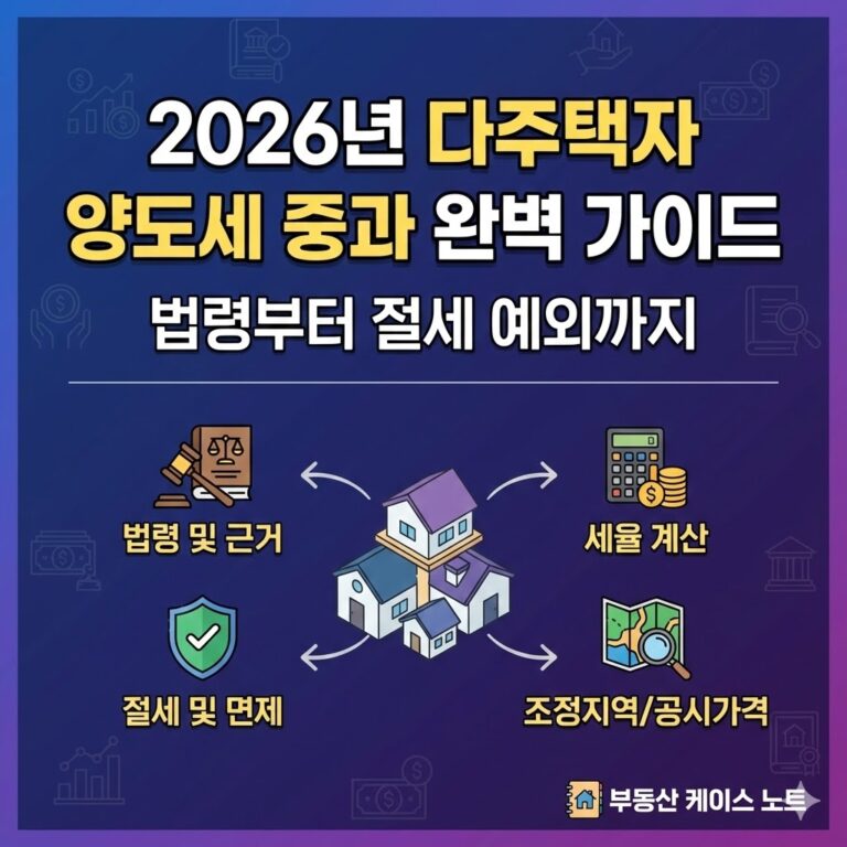 종합_2026년 다주택자 양도세 중과 완벽 가이드_법령부터 절세 예외까지