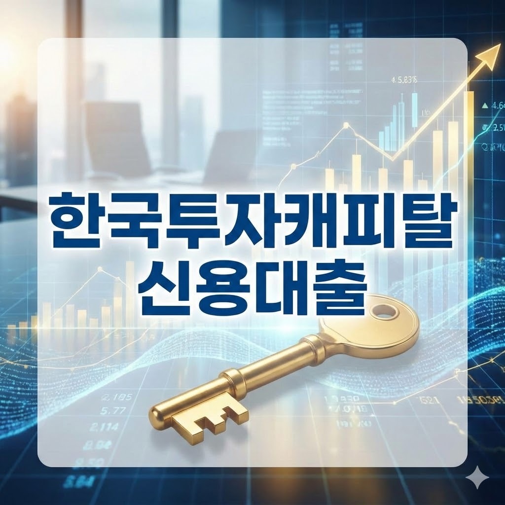 한국투자캐피탈 신용대출 금리 한도