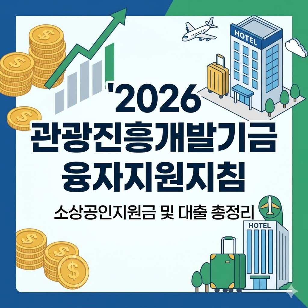 2026 관광진흥개발기금 융자지원지침 완벽 가이드