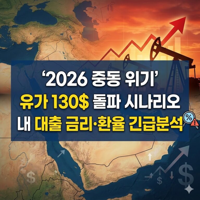 2026년 중동 위기와 경제 시나리오