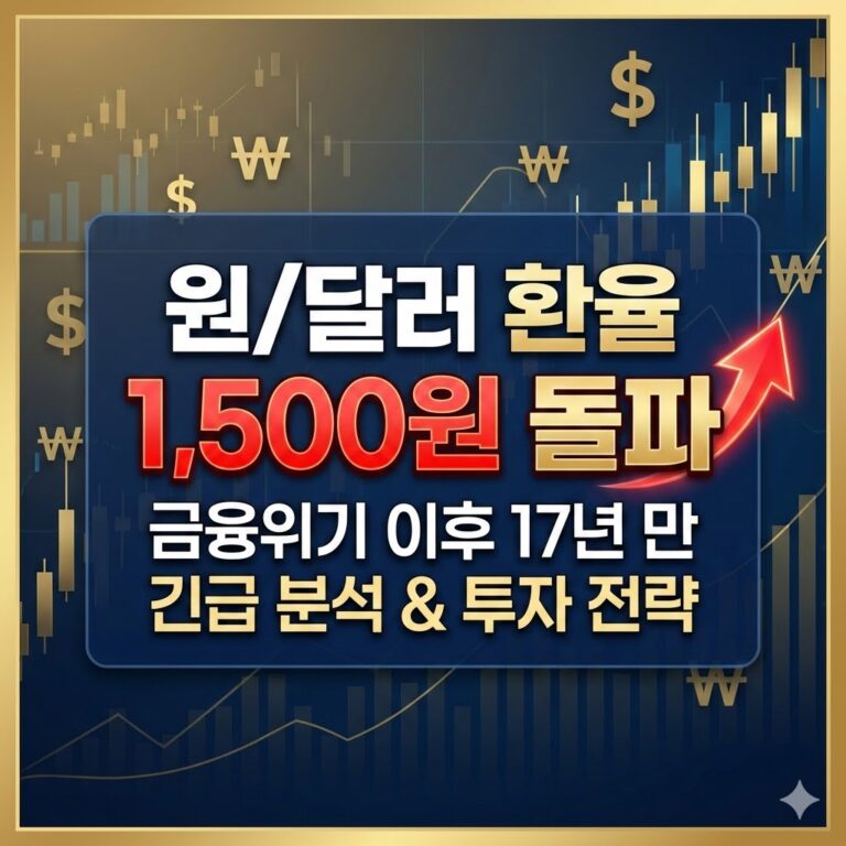 원달러 환율 1500원 돌파 원인과 전망 금융위기 이후 17년 만의 최고치 총정리