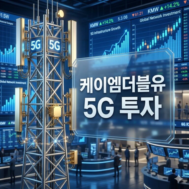 케이엠더블유 주가 전망 및 5G 인프라 투자 확대