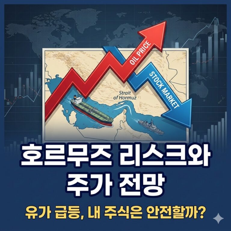 호르무즈 해협 리스크와 국장 전망 유가 급등이 대한민국 주식 시장에 미치는 영향 및 수혜주 분석