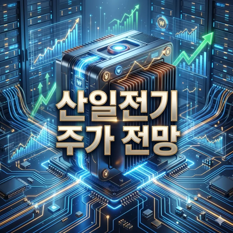산일전기 주가 전망 및 데이터센터 수혜 분석 리포트