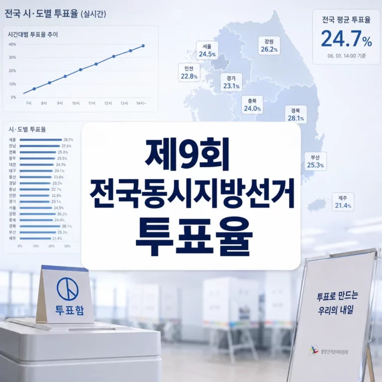 제9회 전국동시지방선거 투표율