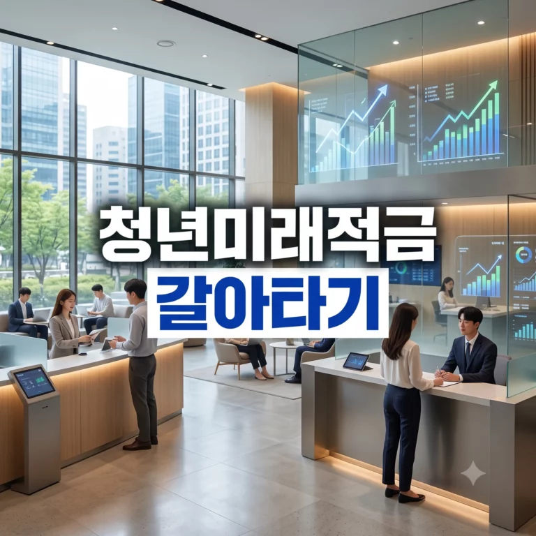 청년미래적금 갈아타기 은행별 우대금리 및 조건 최고 연 8.0% 비교 총정리