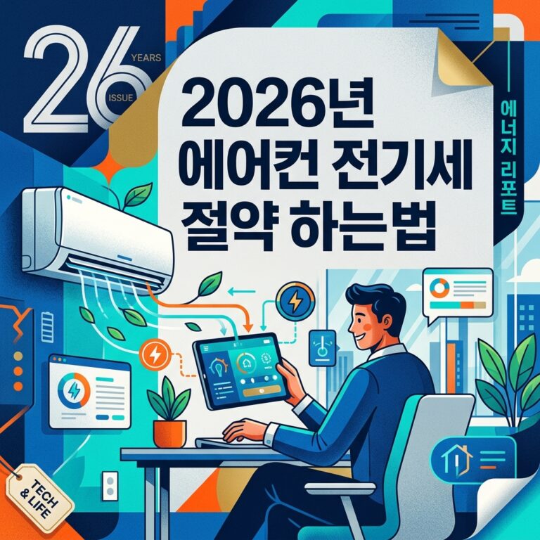 2026년 에어컨 전기세 절약 하는법