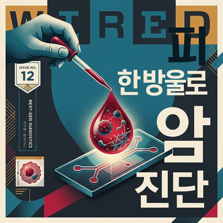 피 한방울로 암 진단