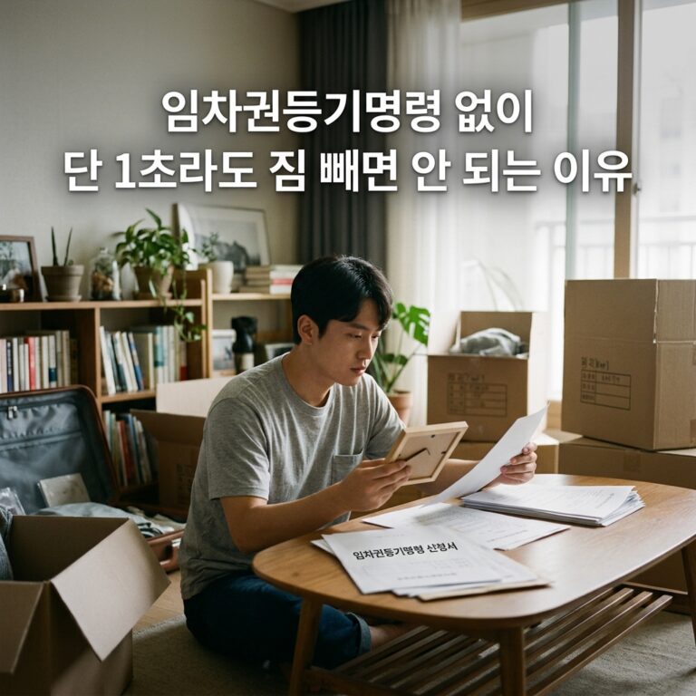 임차권등기명령 없이단 1초라도 짐 빼면 안 되는 이유