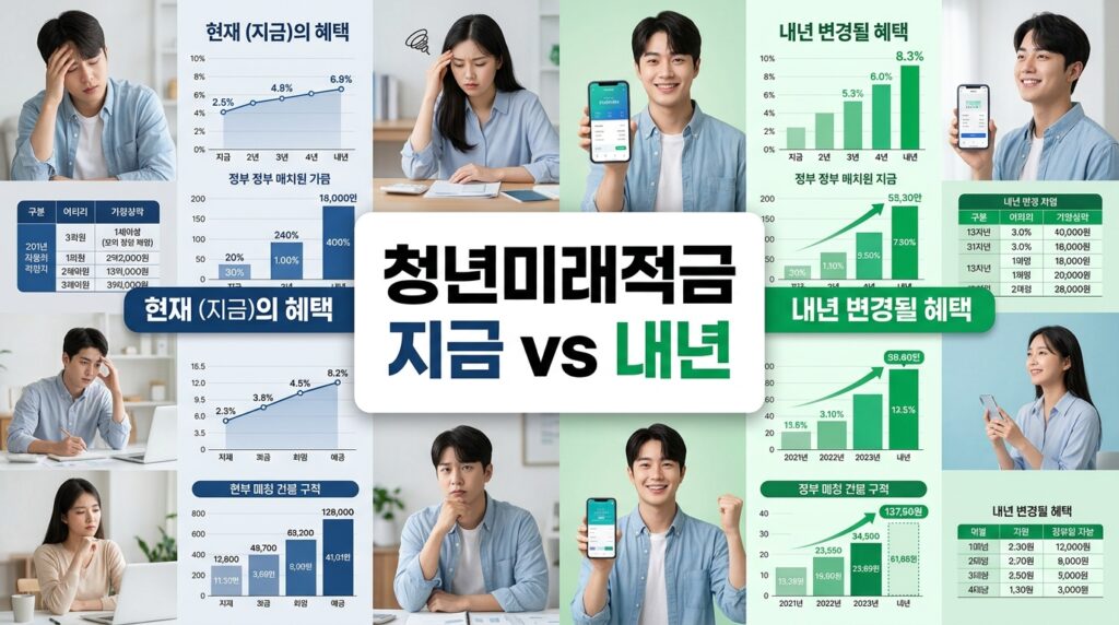 청년미래적금 지금 가입 vs 내년 대기, 2027년 개편안 소급 적용과 유형별 정답 총정리