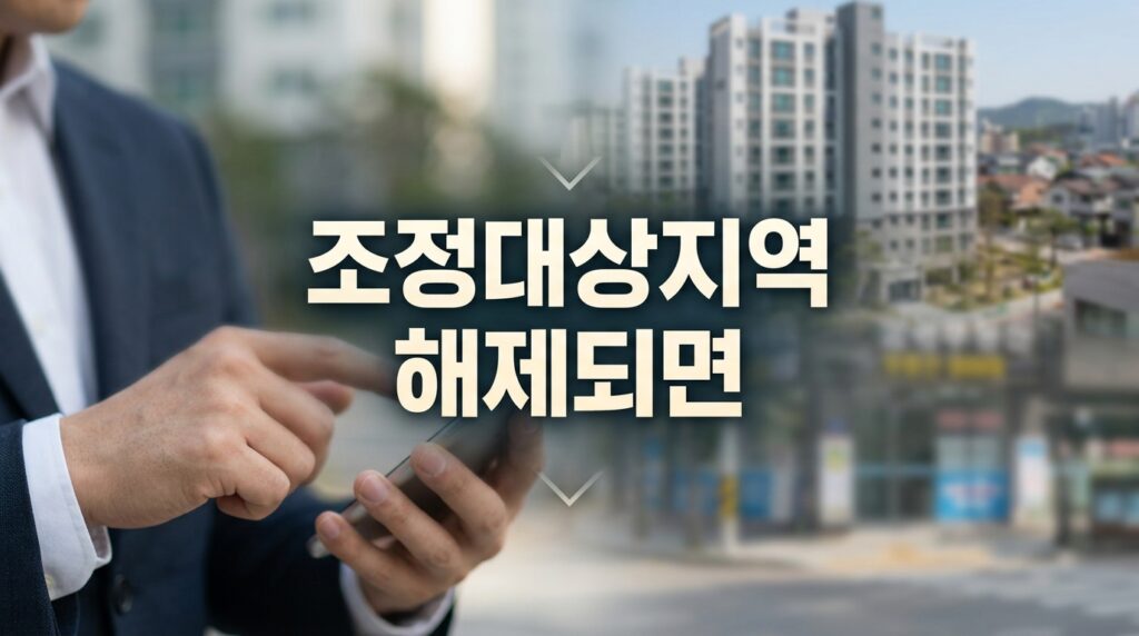 조정대상지역 해제되면 달라지는 것: 바로 풀리는 규제 vs 해제돼도 남는 규제 총정리