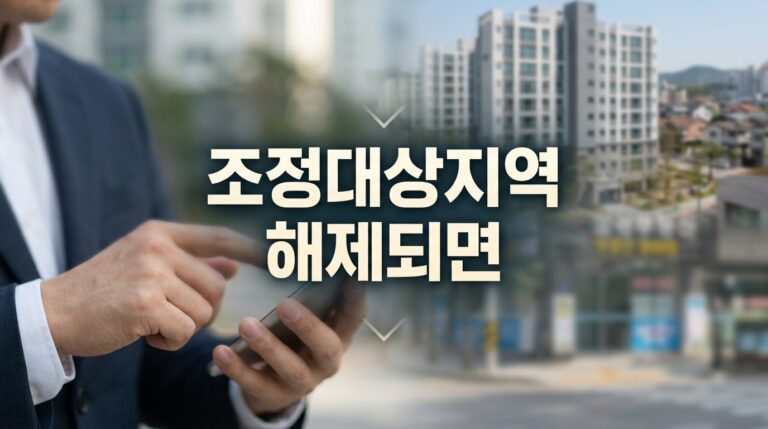 조정대상지역 해제되면 달라지는 것: 바로 풀리는 규제 vs 해제돼도 남는 규제 총정리