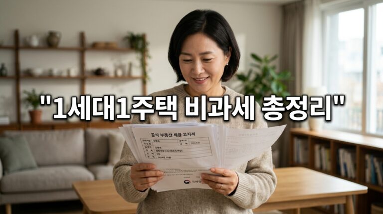 1세대1주택 양도세 비과세 총정리 (2026년 최신): 요건·특례·계산·신고까지 한 번에