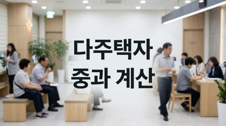 다주택자 양도세 중과 계산: 유예 종료 후 최고 82.5% 실제 세액