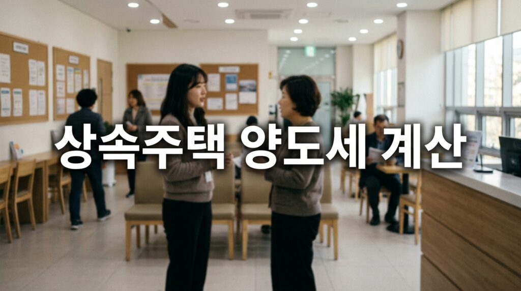 상속주택 양도세 계산: 6개월 안에 팔면 세금 거의 0원? 취득가액 기준