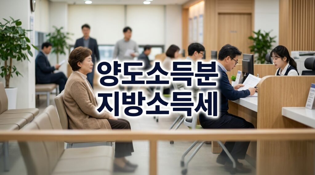 양도소득분 지방소득세: 양도세 10% 추가, 위택스 신고 빠뜨리면 가산세