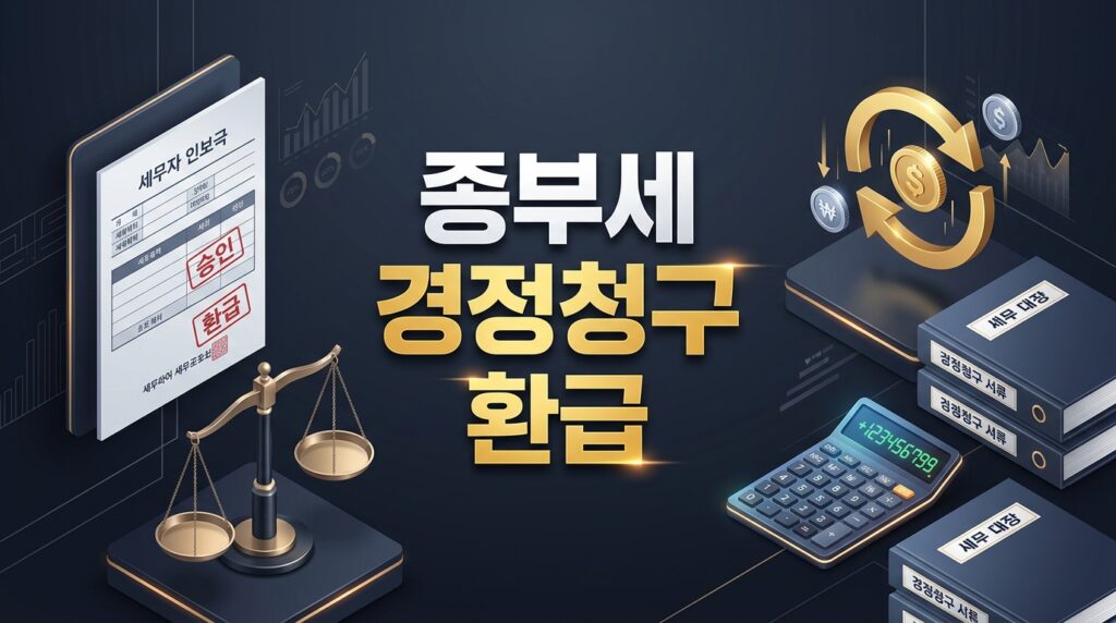 종부세 고지서 잘못 나왔을 때? 경정청구로 세금 돌려받는 법과 청구 기한