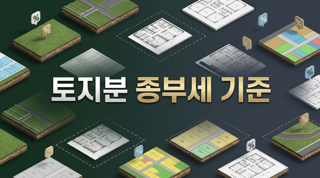 토지분 종합부동산세 기준: 종합합산 5억·별도합산 80억 공제 및 세액 계산법