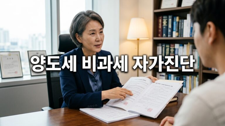 내 집 팔 때 양도세 비과세 될까? 3분 자가진단 체크리스트와 준비서류