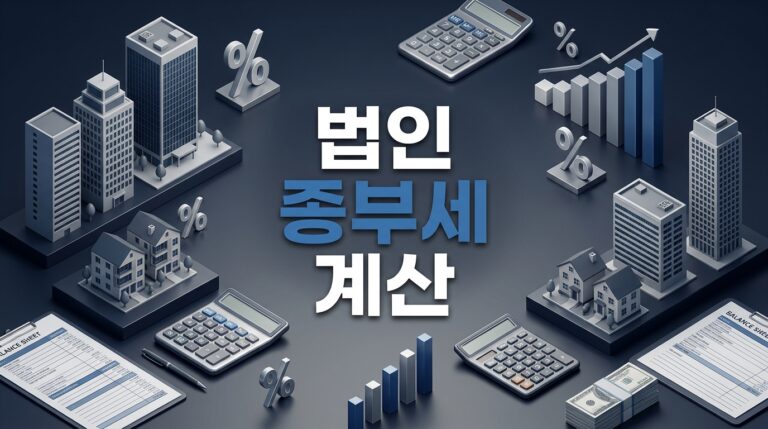 법인 종부세 계산 및 세율 가이드: 기본공제 0원과 세율 2.7%·5.0% 총정리