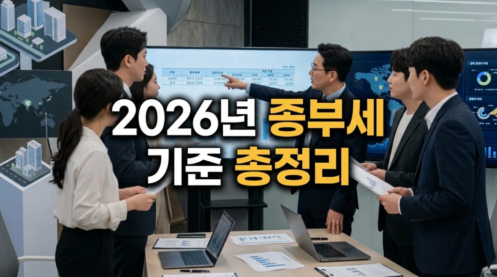 2026년 종부세 기준 총정리: 공시가격 얼마부터 낼까? (1주택 12억·다주택 9억)