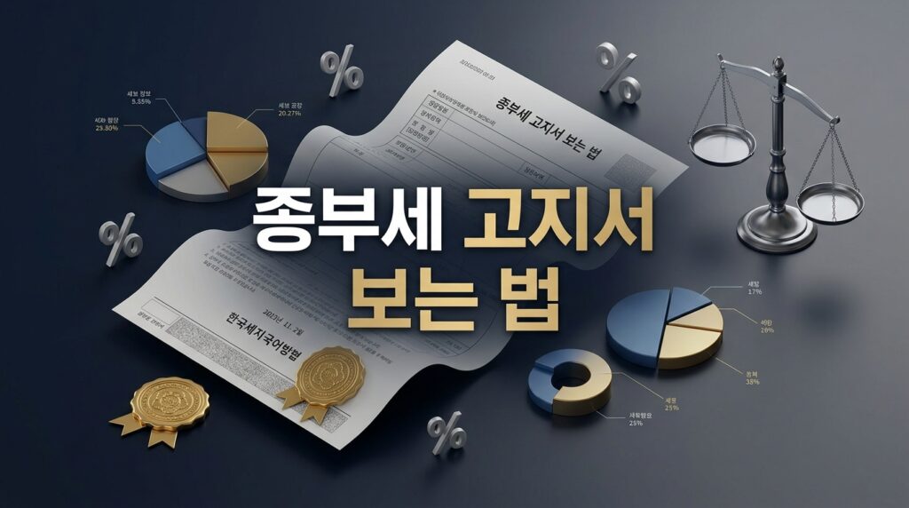 종부세 고지서 보는 법: 세액 계산 내역과 농어촌특별세 20% 추가되는 이유