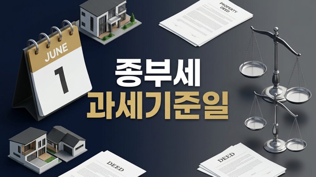 종부세 과세기준일(6월 1일)의 모든 것: 매매 잔금일 하루 차이로 1년 세금 아끼는 법