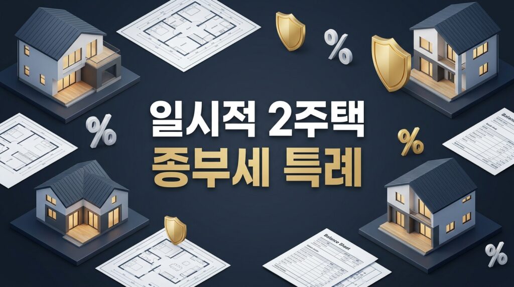일시적 2주택 종부세 1주택 특례: 기존 주택 처분 기한과 1주택 혜택 유지법