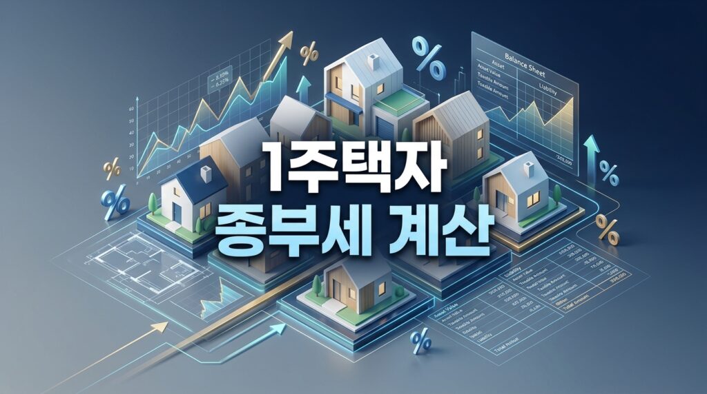 1주택자 종부세 계산법: 공시가격대별 세액표와 최대 80% 세액공제 챙기는 법