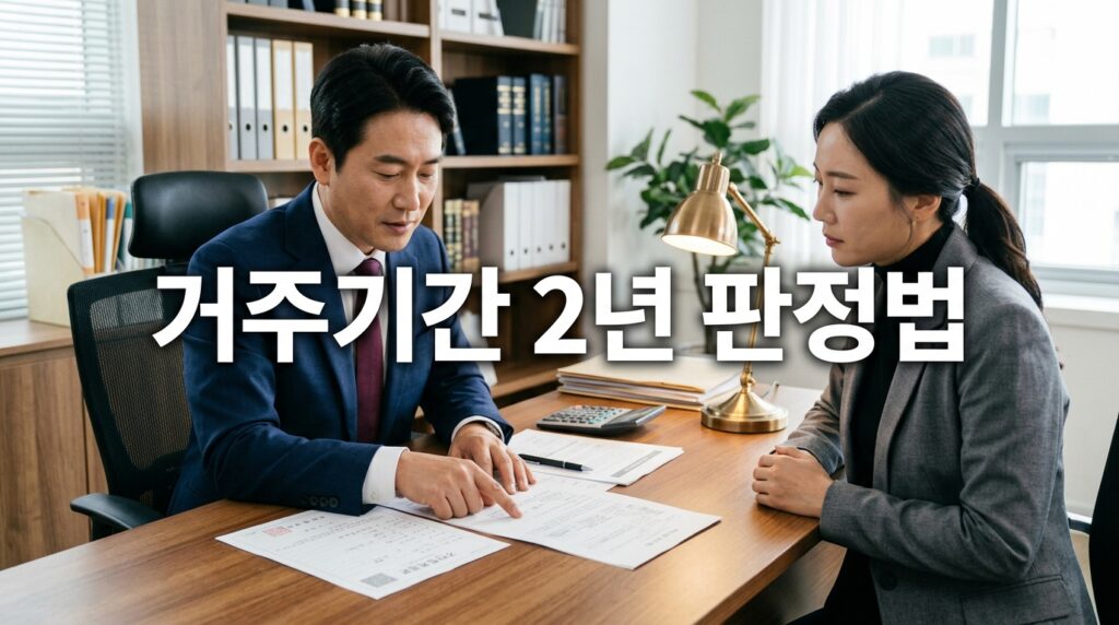 거주기간 2년은 주민등록으로 판단: 전입일~전출일 계산과 가족 일부 미거주