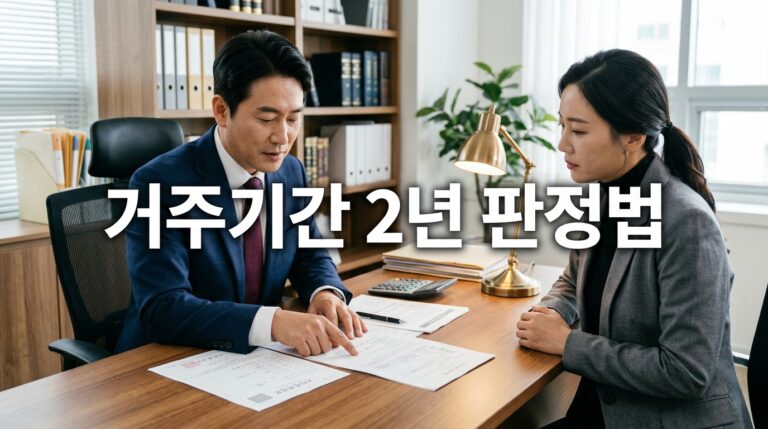 거주기간 2년은 주민등록으로 판단: 전입일~전출일 계산과 가족 일부 미거주