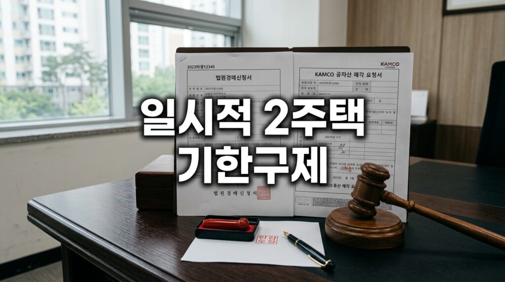 일시적 2주택 3년 넘겼다면? 경매·공매·캠코 매각의뢰·현금청산 소송이면 비과세 유지