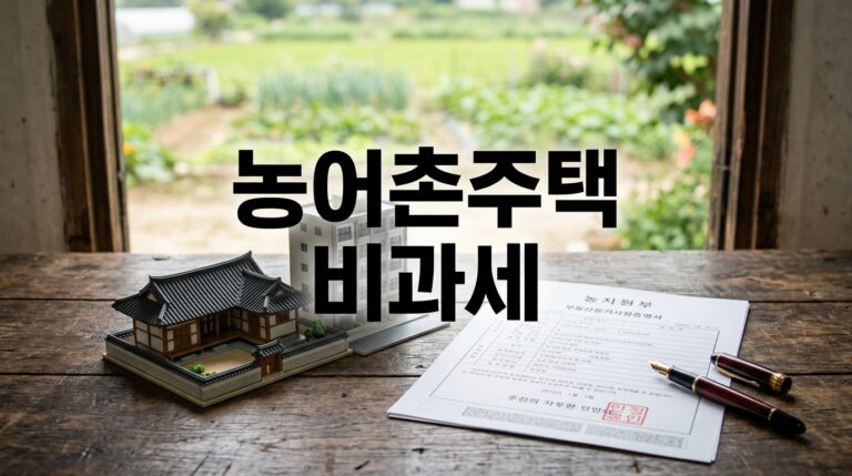 시골집(농어촌주택)·귀농주택 있어도 도시 집 비과세: 상속·이농·귀농 요건