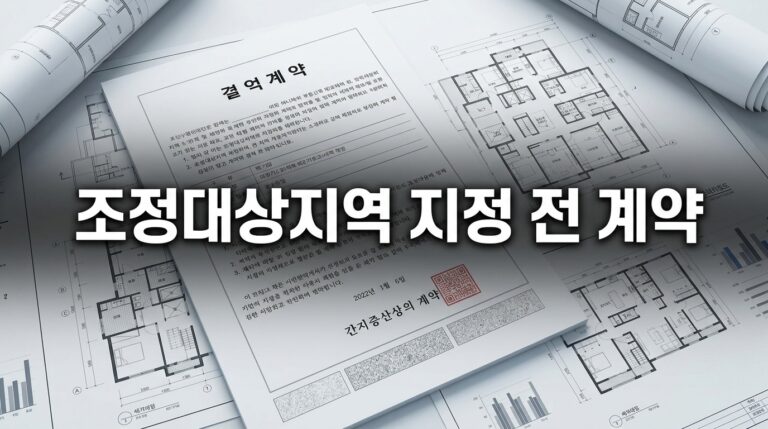 조정대상지역 지정 전에 계약했다면? 취득세·양도세·비과세·임대주택 경과규정 총정리