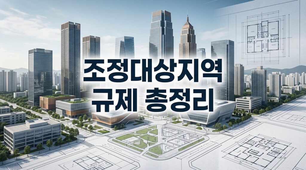 조정대상지역 규제 총정리 (2026년 최신): 살 때·팔 때·가지고 있을 때 달라지는 모든 것