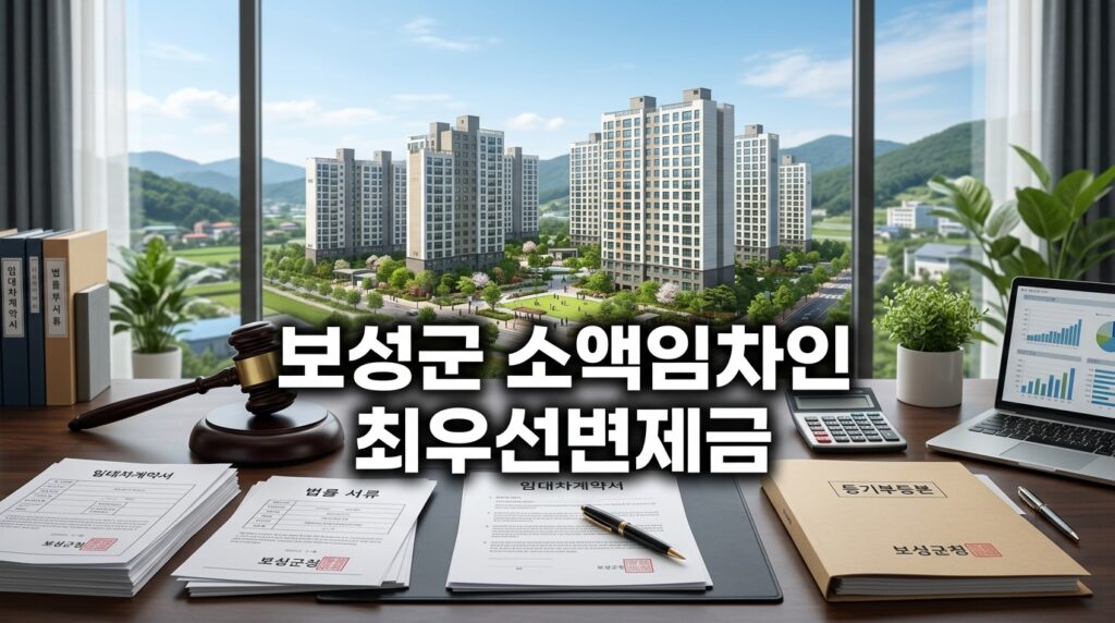 보성군 주택 소액임차인 최우선변제금 보호 기준 총정리: 순천지원 경매 배당과 방공제 대출 완벽 대비