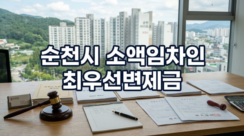 순천시 주택 소액임차인 최우선변제금 배당 요건과 순천지원 경매 입찰 및 방공제 대출 완전 정복