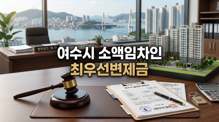 여수시 소액임차인 최우선변제금 배당 기준표와 순천지원 경매 권리분석 및 방공제 대출 실전 전략