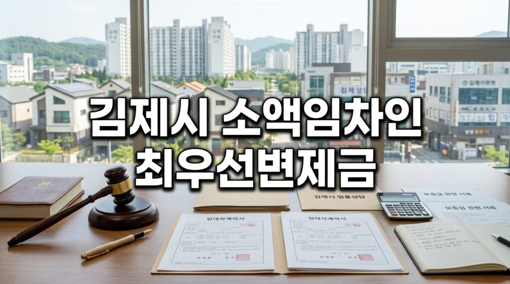 김제시 소액임차인 최우선변제금 배당 기준표와 전주지방법원 경매 권리분석 및 방공제 대출 실전 전략