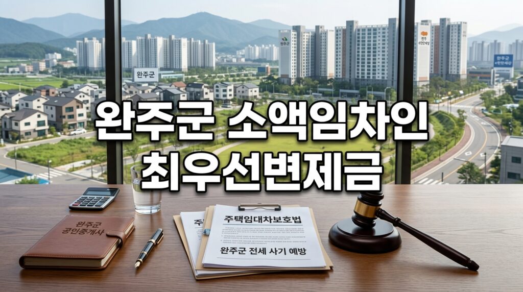 완주군 소액임차인 최우선변제금 계산법과 전주지방법원 법원경매 입찰·방공제 대출 핵심 정리