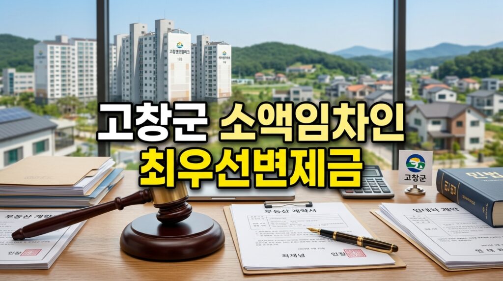 고창군 소액임차인 최우선변제금 배당 요건과 정읍지원 경매 입찰 및 방공제 대출 완전 정복