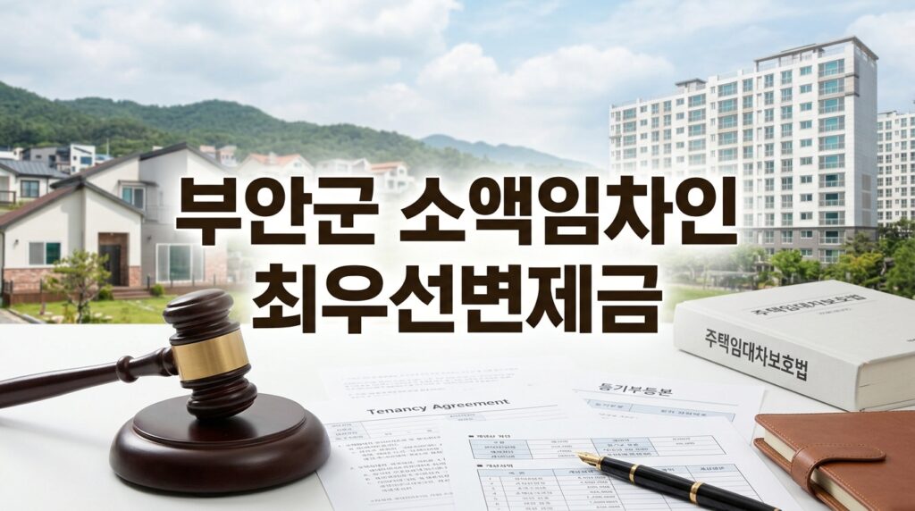 부안군 소액임차인 최우선변제금 배당 기준표와 정읍지원 경매 권리분석 및 방공제 대출 실전 전략