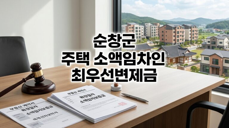 순창군 주택 소액임차인 최우선변제금 보호 기준 총정리: 남원지원 경매 배당과 방공제 대출 완벽 대비