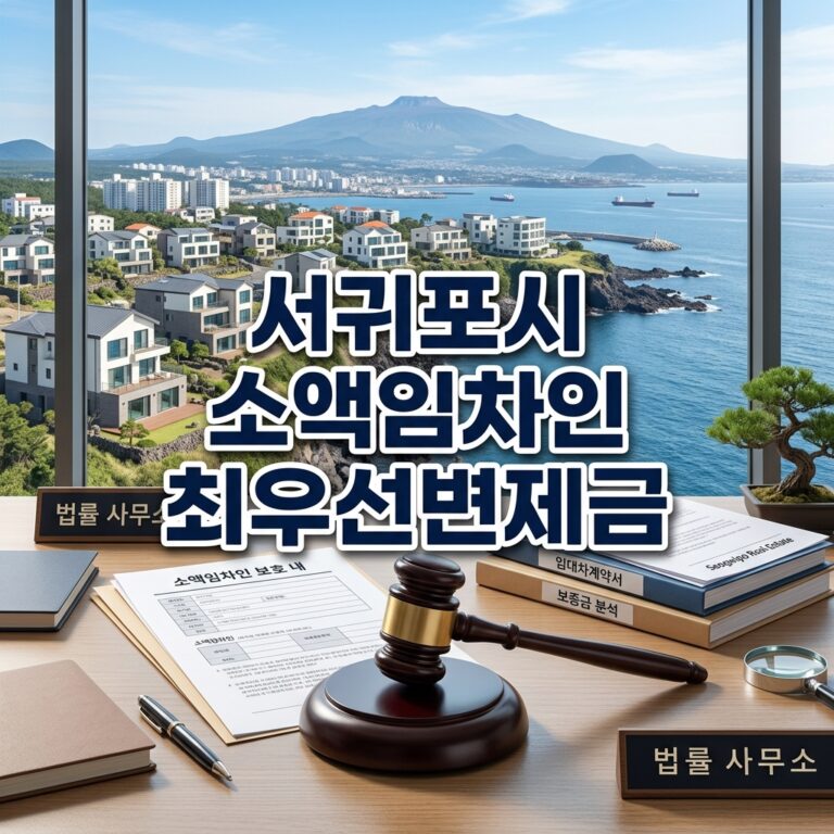 서귀포시 소액임차인 최우선변제금 배당 기준표와 제주지방법원 경매 권리분석 및 방공제 대출 실전 전략