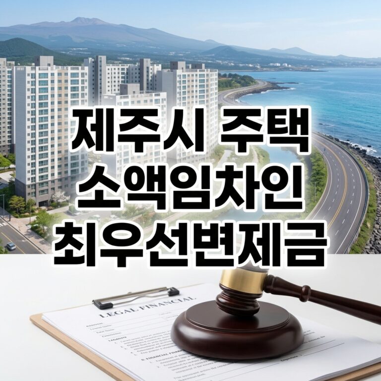 제주시 주택 소액임차인 최우선변제금 한도와 제주지방법원 경매 배당·방공제 대출 분석